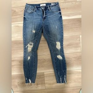 PacSun Skinniest Ankle Jeans Indigo Blue Size 25 Short